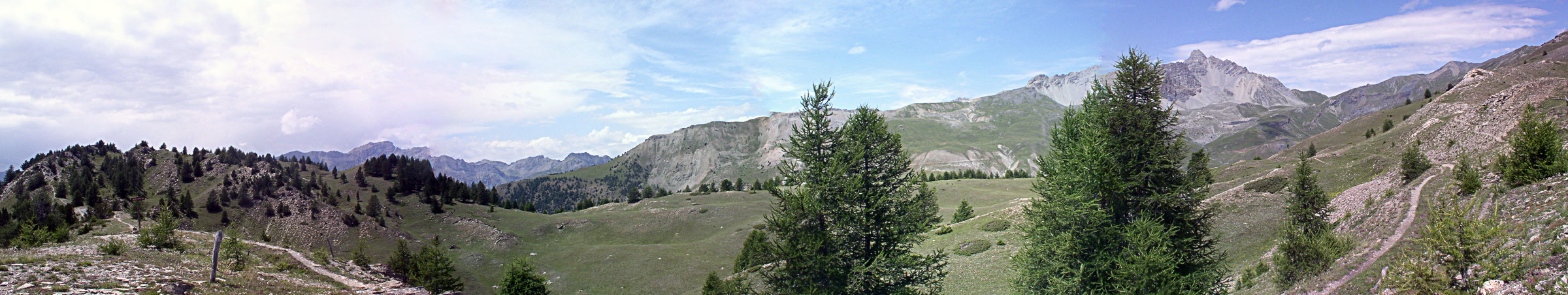 Panorama depuis le col de la Crèche