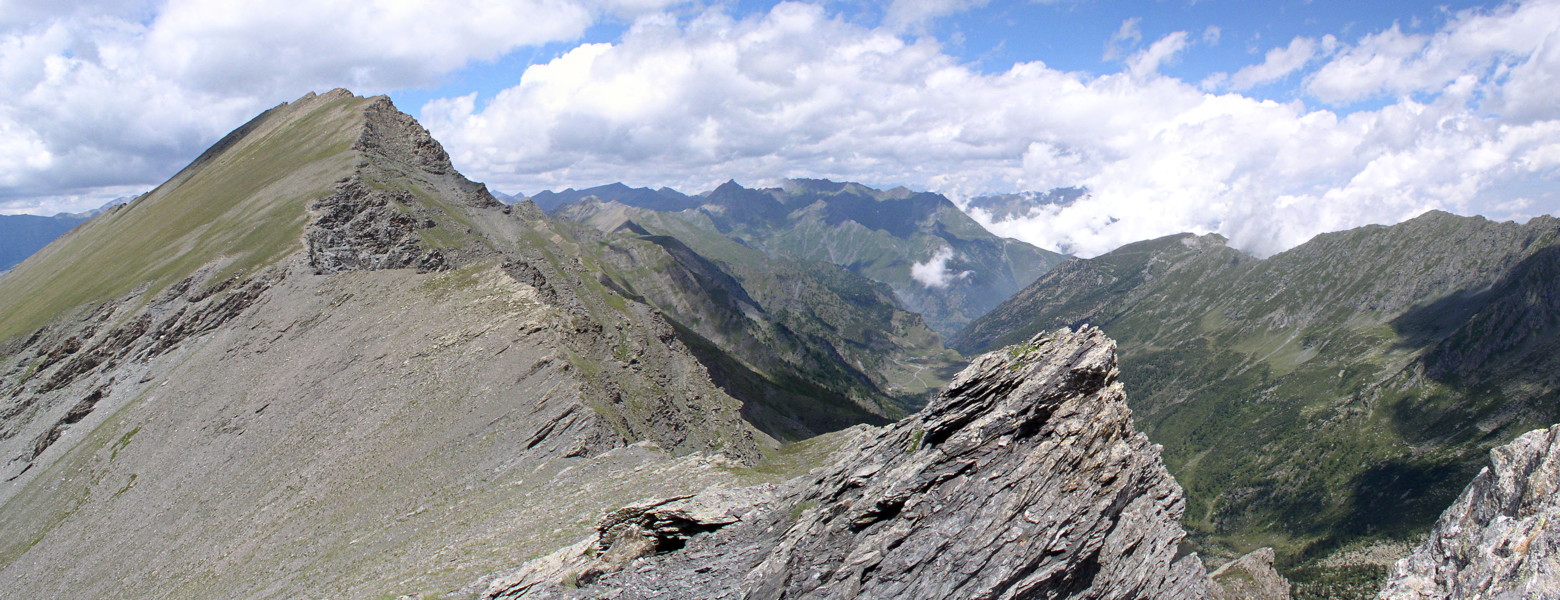 Depuis le col : vue vers le sud