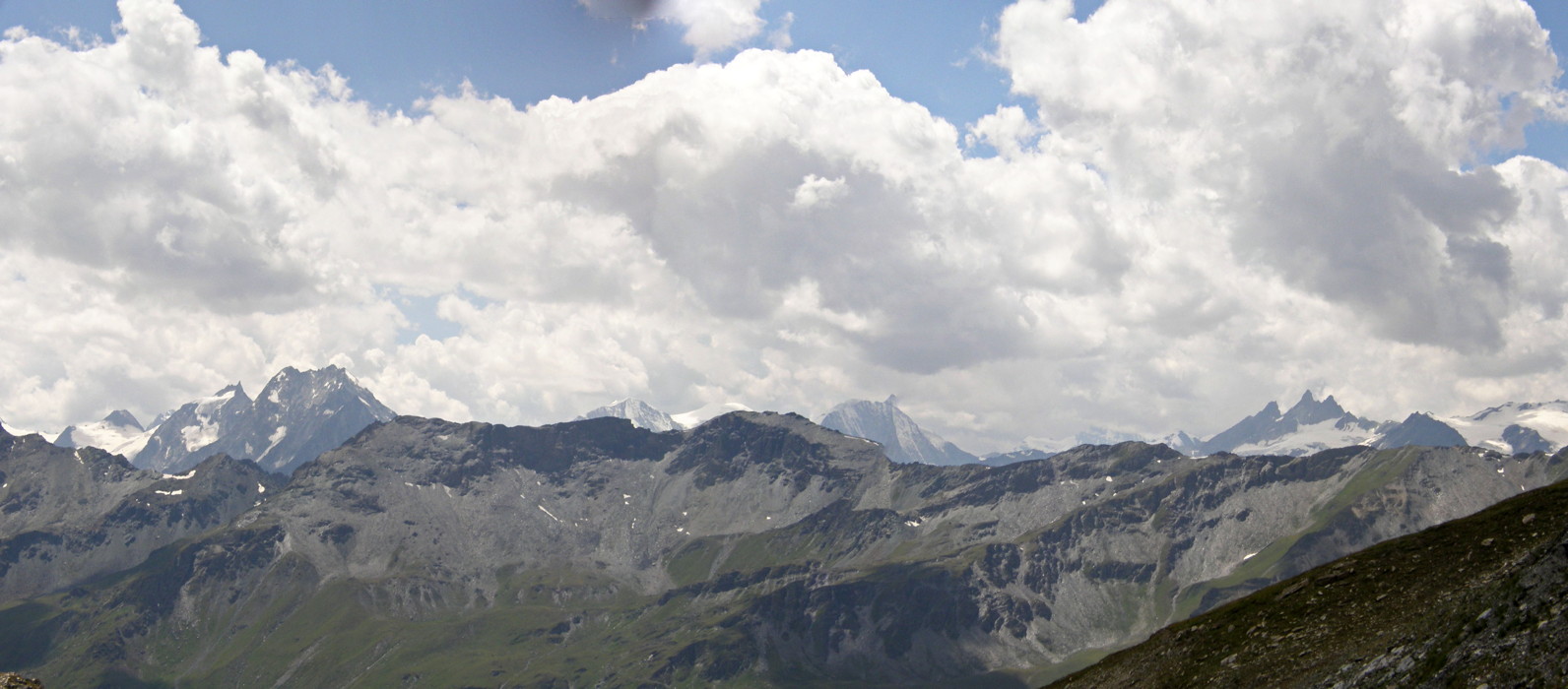 Panorama vers le val d'Hérens