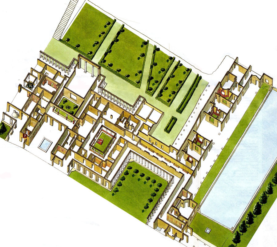 Oplontis - Le site de Madeleine et Pascal