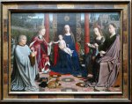 La Vierge et l’Enfant avec des saints et un donateur - Gérard David - Probablement 1510